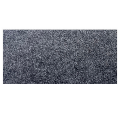 Patin feutre auto-adhésif 120x240mm - Gris