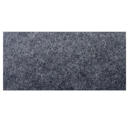 Patin feutre auto-adhésif 120x240mm - Gris