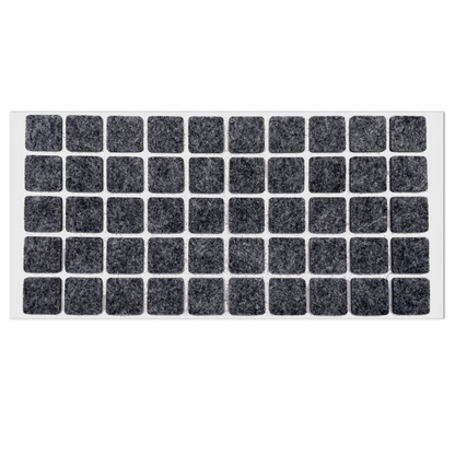 Patin feutre auto-adhésif 20x20mm - Gris