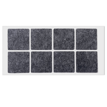 Patin feutre auto-adhésif 50x50mm - Gris