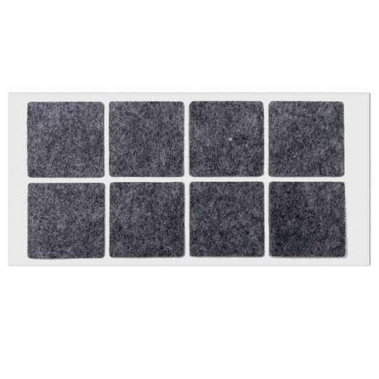 Patin feutre auto-adhésif 50x50mm - Gris