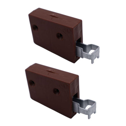 Support d'armoire en nylon, universel - G+D, 2D Eco - Marron