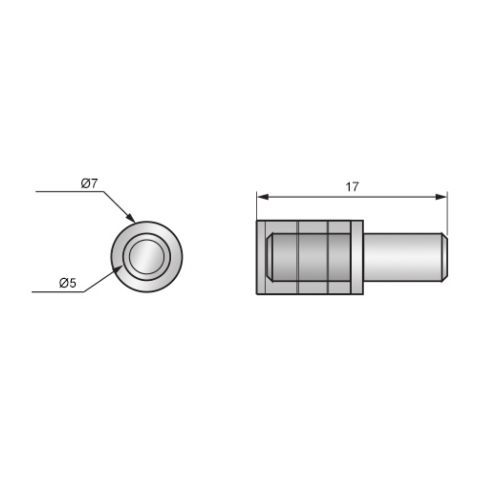 Taquets pour Étagères Métalliques, Goupilles de Support d'Étagère Broches  avec recouvrement en plastique Ø5mm (1000 pièces)