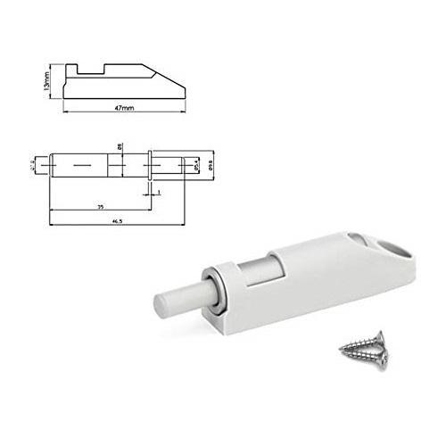 Amortisseur de porte de cuisine fermeture silencieuse + adaptateur (10 pièces) Furnica 
