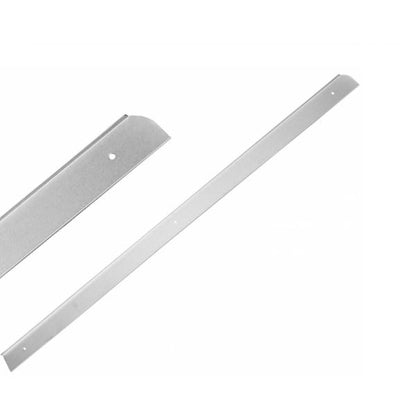 Bande latérale pour plan de travail 28 mm R-15, Argent anodisé NTP Droite 