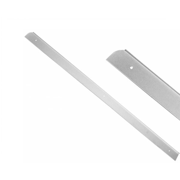 Bande latérale pour plan de travail 28 mm R-15, Argent anodisé NTP Gauche 