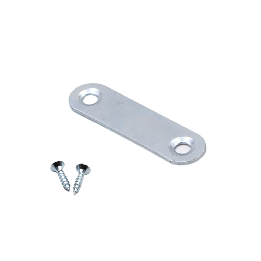 Plaque en acier inoxydable Équerre de Fixation Supports - 10 pièces