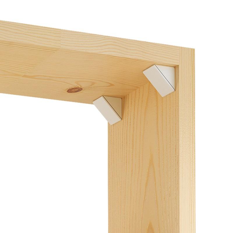 Équerre d'angle plastique - Blanc 1000 pièces Furnica 