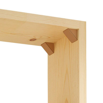 Équerre d'angle plastique - Marron clair 500 pièces Furnica 