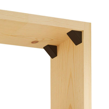 Équerre d'angle plastique - Marron foncé 500 pièces Furnica 