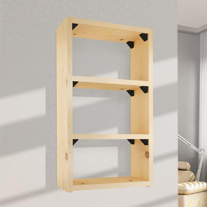 Équerre d'angle plastique - Noir 200 pièces Furnica 