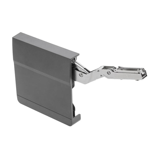 Lot de 2 relevables avec ouverture à angle droit et fermeture silencieuse pour meuble haut, droite et gauche - Graphite Furnica 