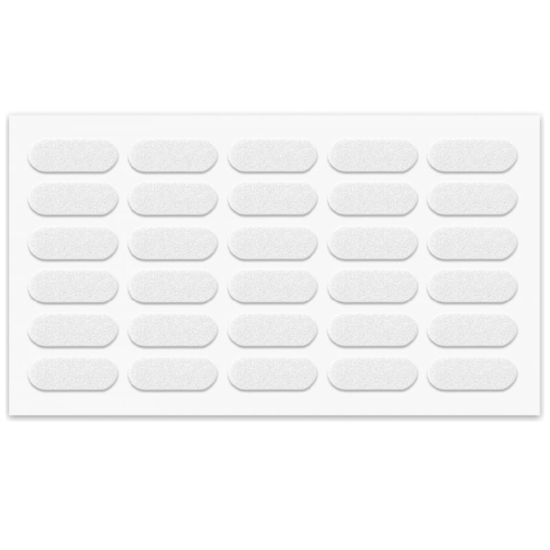 Pastille autocollante blanc - 8x22mm NTP 