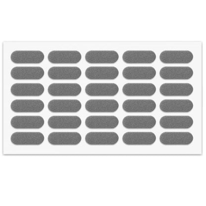 Pastille autocollante gris - 8x22mm NTP 