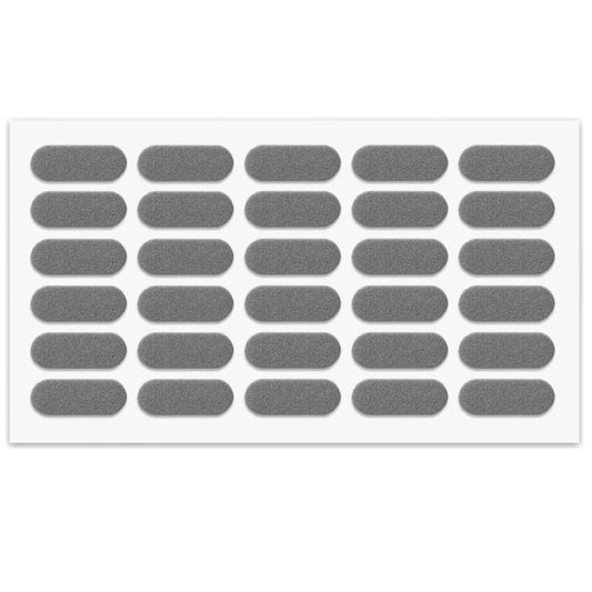 Pastille autocollante gris - 8x22mm NTP 