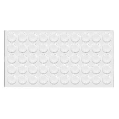 Pastille autocollante ronde transparente 10x1.6mm NTP Ø10x1.6mm 