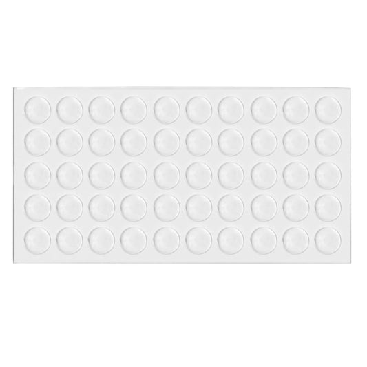 Pastille autocollante ronde transparente 9x2mm NTP Ø9x2mm 