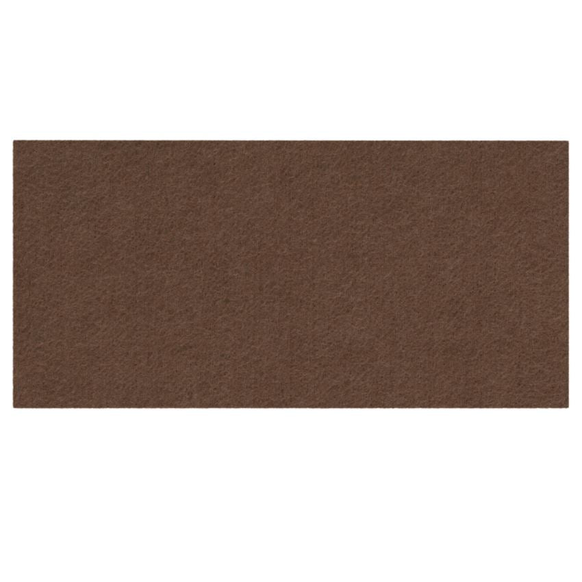 Patin feutre auto-adhésif 120x240mm - Marron NTP Marron 