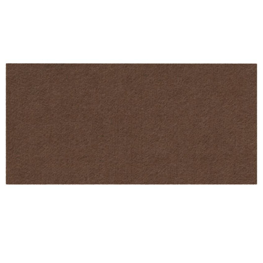 Patin feutre auto-adhésif 120x240mm - Marron NTP Marron 