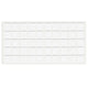 Patin feutre auto-adhésif 20x20mm - Blanc NTP Blanc 