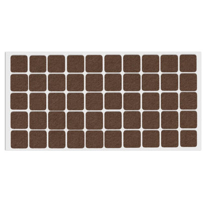 Patin feutre auto-adhésif 20x20mm - Marron NTP Marron 