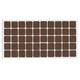 Patin feutre auto-adhésif 20x20mm - Marron NTP Marron 