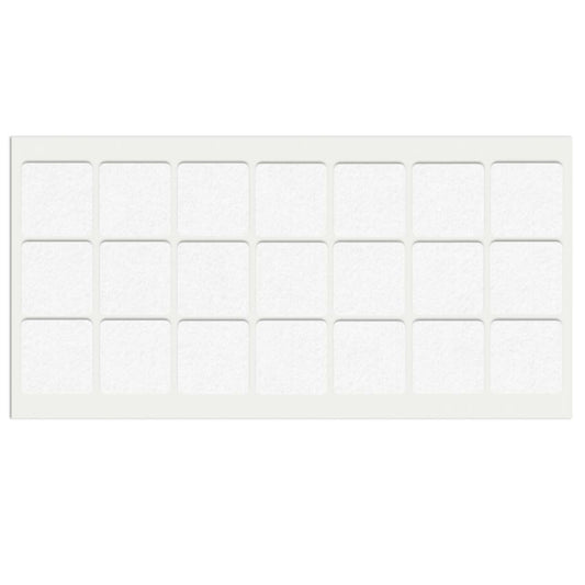 Patin feutre auto-adhésif 30x30mm - Blanc NTP Blanc 