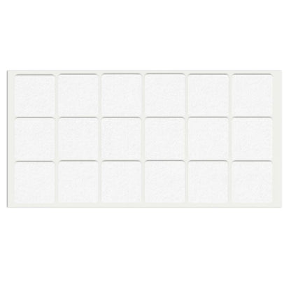 Patin feutre auto-adhésif 35x35mm - Blanc NTP Blanc 