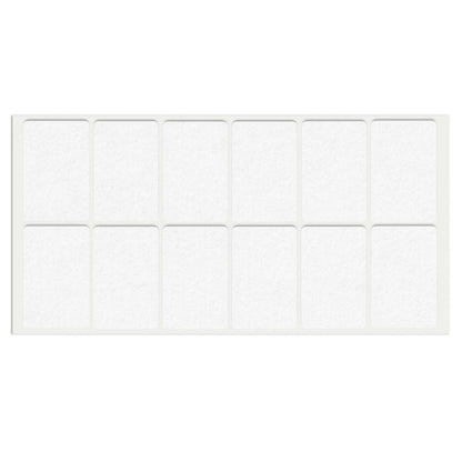 Patin feutre auto-adhésif 35x55mm - Blanc NTP Blanc 