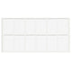 Patin feutre auto-adhésif 35x55mm - Blanc NTP Blanc 