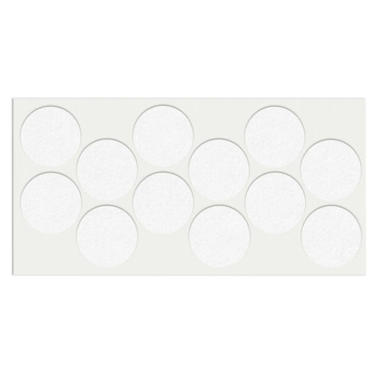 Patin feutre auto-adhésif 40mm - Blanc NTP Blanc 
