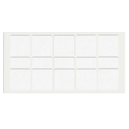Patin feutre auto-adhésif 40x40mm - Blanc NTP Blanc 