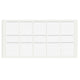 Patin feutre auto-adhésif 40x40mm - Blanc NTP Blanc 