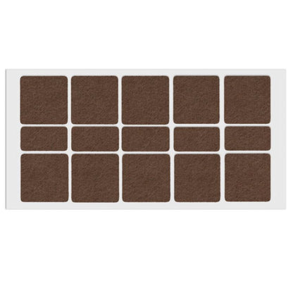 Patin feutre auto-adhésif 40x40mm - Marron NTP Marron 