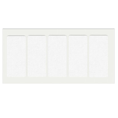 Patin feutre auto-adhésif 40x90mm - Blanc NTP Blanc 