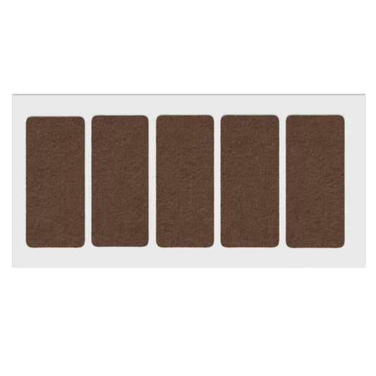 Patin feutre auto-adhésif 40x90mm - Marron NTP Marron 