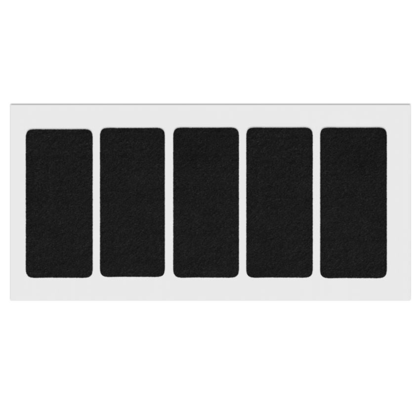 Patin feutre auto-adhésif 40x90mm - Noir NTP Noir 