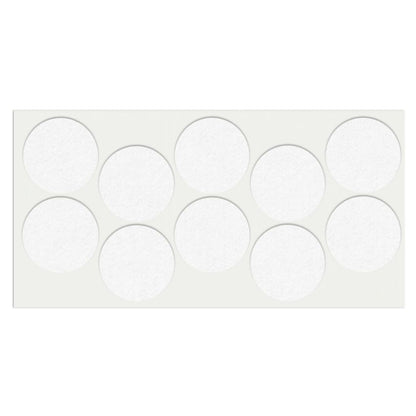 Patin feutre auto-adhésif 45mm - Blanc NTP Blanc 