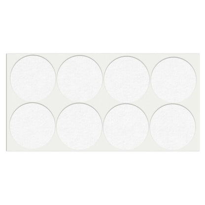 Patin feutre auto-adhésif 55mm - Blanc NTP Blanc 