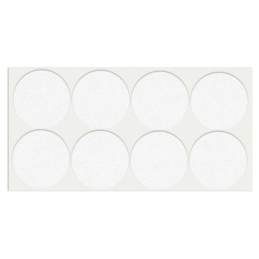 Patin feutre auto-adhésif 55mm - Blanc NTP Blanc 