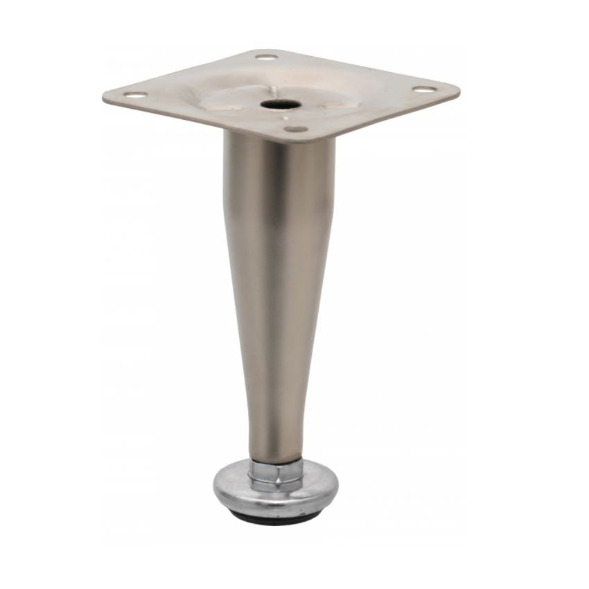 Pied de meuble conique réglable 100mm - Satin NTP Satin 