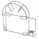 Porte-tuyau d'aspirateur en argent - Petit Furnica 