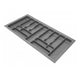 Range-couverts pour tiroir, largeur du meuble: 1000 mm, profondeur: 490 mm - Métallique NTP 