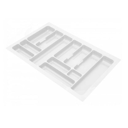 Range-couverts pour tiroir, largeurs d'armoires: 300-1000 mm, profondeur: 490 mm, Blanc NTP 800mm 
