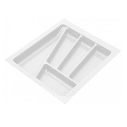 Range-couverts pour tiroir, largeurs d'armoires: 300 à 900 mm, profondeur: 430 mm, Blanc NTP 450mm 