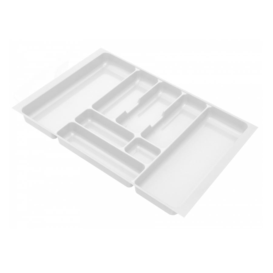 Range-couverts pour tiroir, largeurs d'armoires: 700 à 800 mm, profondeur: 430 mm, Blanc NTP 700mm 