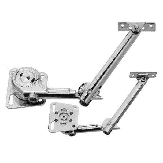 Support de porte hydraulique PH01 (gauche, droite), chrome NTP 